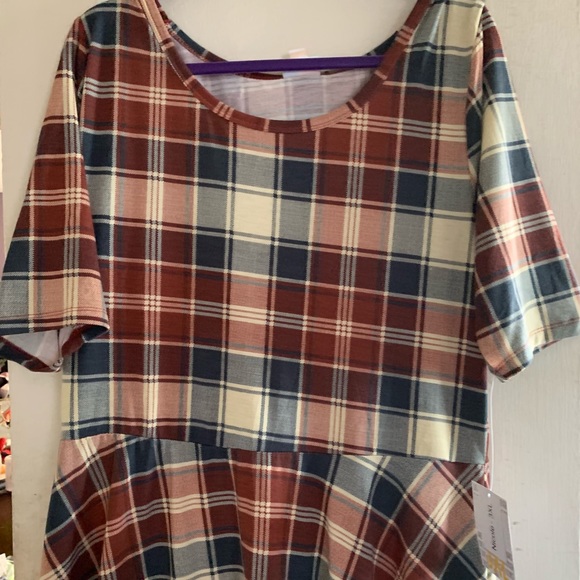 LuLaRoe Dresses & Skirts - Lularoe NICOLE dress NWT plaid